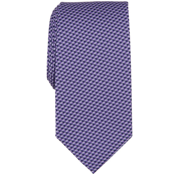 Perry Ellis Men Cutler Mini-Dot Tie Purple - Picture 1 of 1